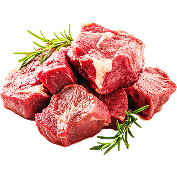 BEEF CUBES BONE IN